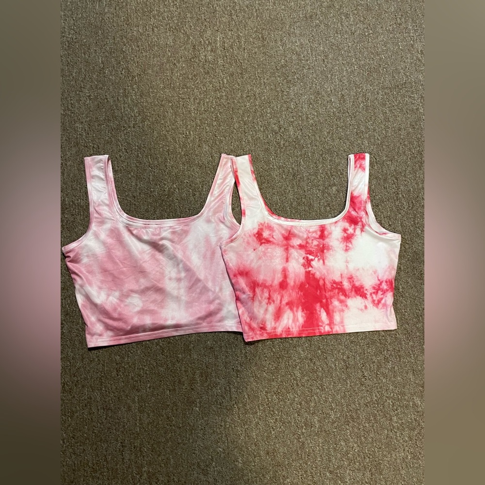 2 Pack Tie Dye Tank Tops